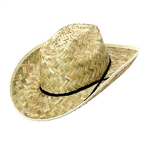 U.S. Toy Cowboy Barn Dance Hat,Natural,21-22.5" - Image 2