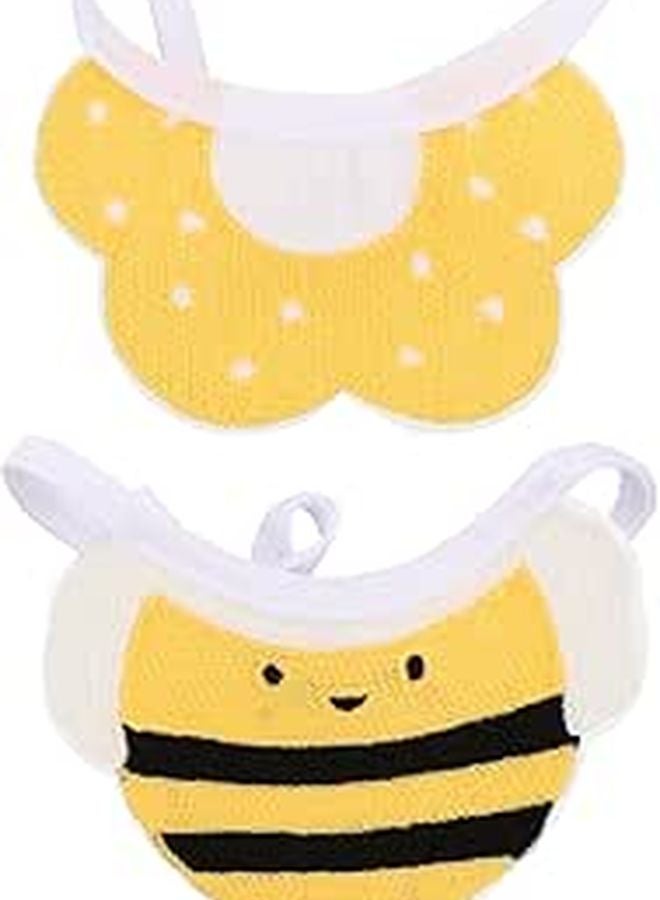 2Pcs Adjustable Pet Bandana Cotton Dog Bibs For Small Puppies And Cats Night Use - Image 1