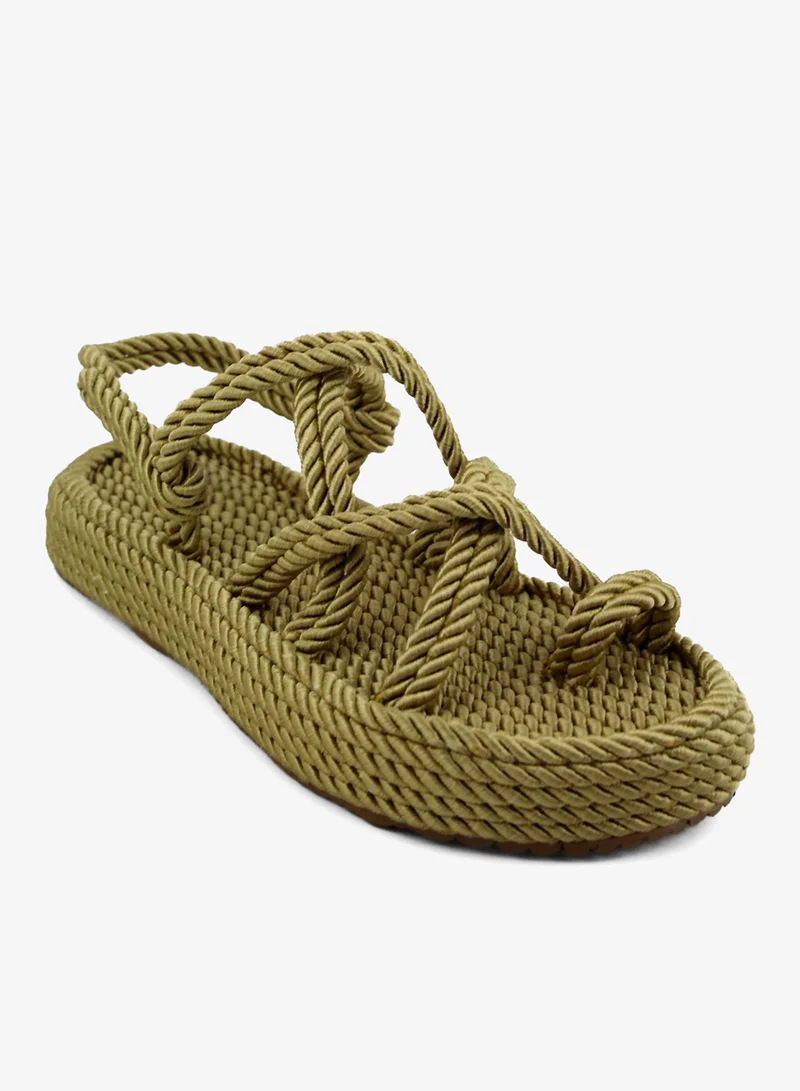 Mumka Rope Sandals Nomads Finger - Pesto Beige
