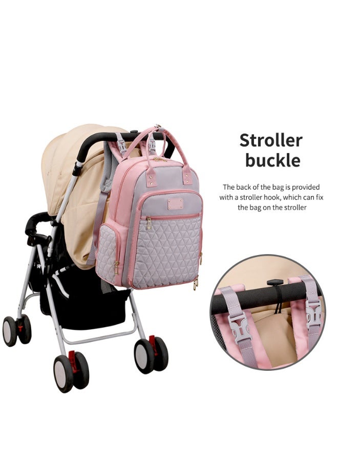 general Fashion mommy bag outing large-capacity maternal and child bag multifunctional portable waterproof diaper bag backpack - Image 5