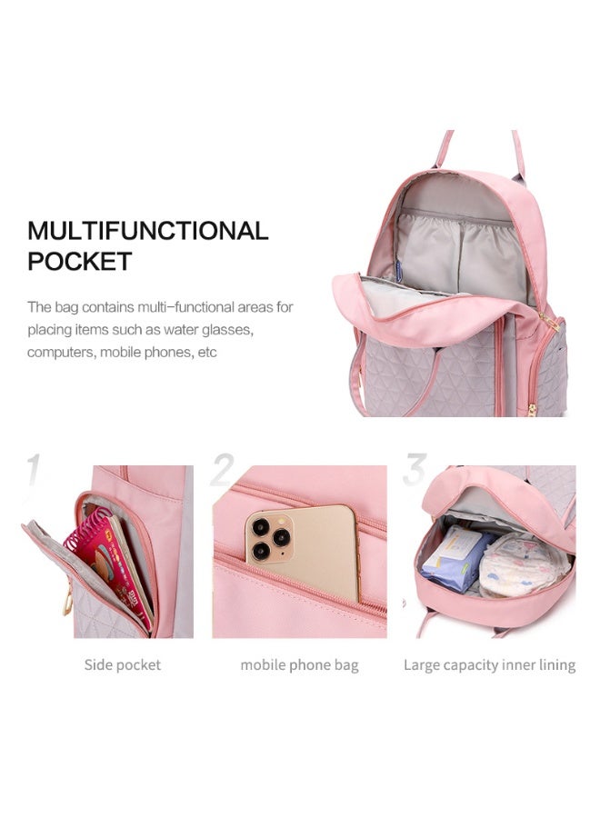 general Fashion mommy bag outing large-capacity maternal and child bag multifunctional portable waterproof diaper bag backpack - Image 4