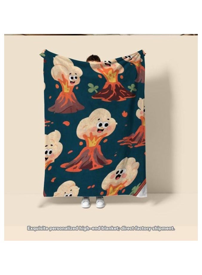 عام بطانية رقيقة من الفانيلا (دافئة ومريحة، ومناسبة للنوم واستخدام الألعاب وإزالة الغبار ومقاومة للرمل) 150 سم * 200 سم - 1169 - Image 1