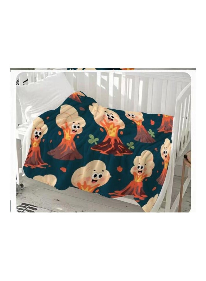 عام بطانية رقيقة من الفانيلا (دافئة ومريحة، ومناسبة للنوم واستخدام الألعاب وإزالة الغبار ومقاومة للرمل) 150 سم * 200 سم - 1169 - Image 3