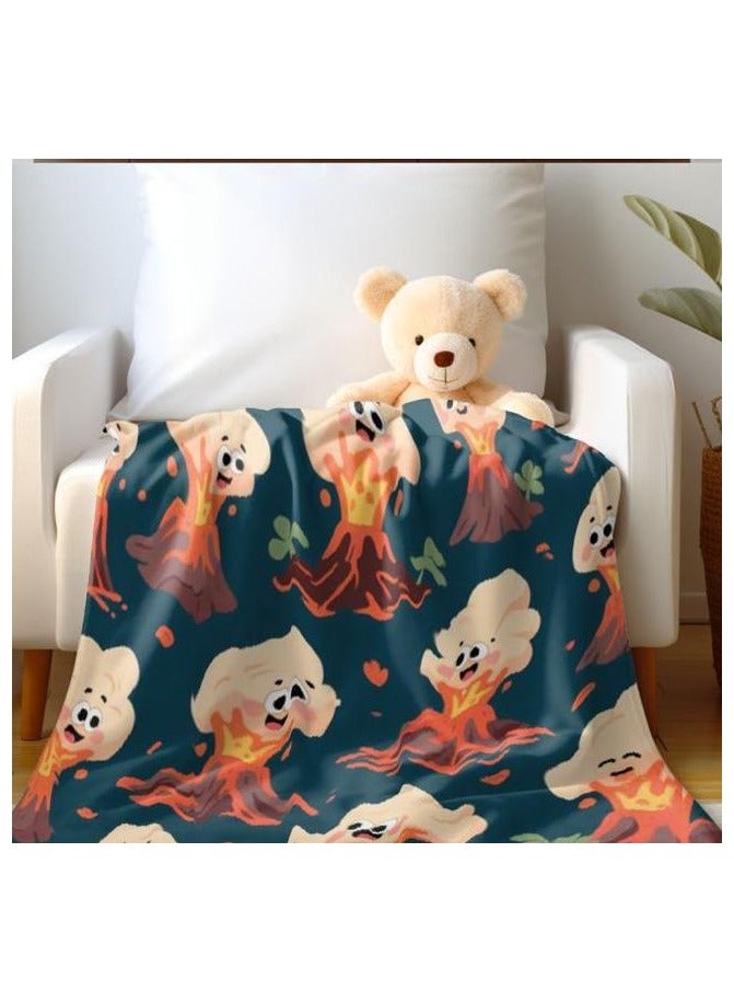 عام بطانية رقيقة من الفانيلا (دافئة ومريحة، ومناسبة للنوم واستخدام الألعاب وإزالة الغبار ومقاومة للرمل) 150 سم * 200 سم - 1169 - Image 5