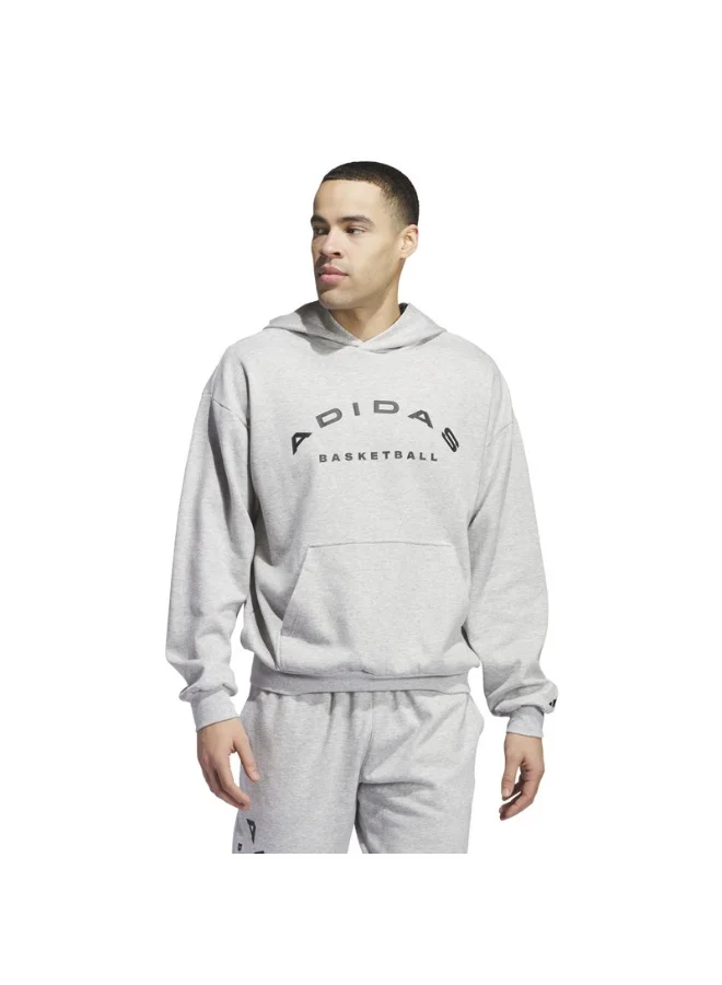 adidas سويت شيرت SLT فليس هودي رمادي أوريجينالز رجالي