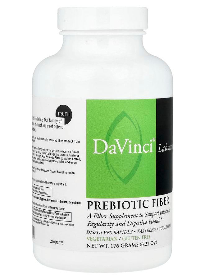 DaVinci Laboratories Prebiotic Fiber 6.21 oz (176 g)  - Image 2