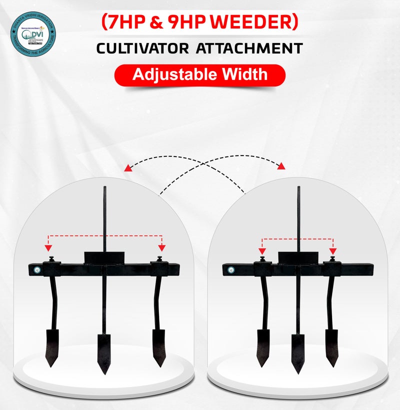 DVI Heavy Duty Cultivator Attachment for 7 HP & 9 HP Weeder/Tiller/Cultivator. - Image 5