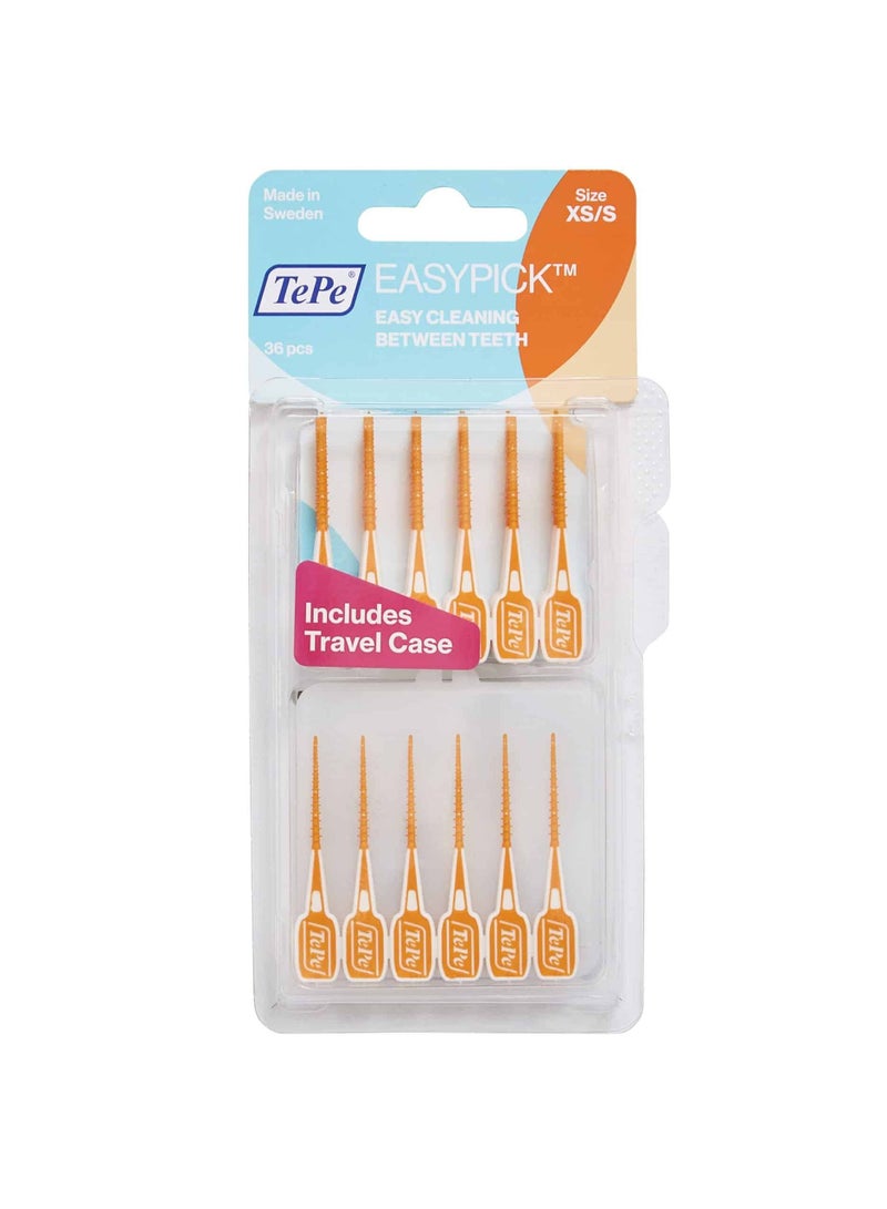 TePe Easypick XS/S Orange Blister - Image 1