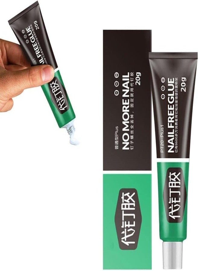 Delzon 12 Gram All-Purpose Glue,Nail-Free Glue Adhesive Sealant Waterproof,Quick-Drying for Wood, Ceramic, Metal, Glass (12 Gram x Pack Of 1) - Image 1