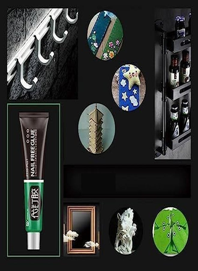 Delzon 12 Gram All-Purpose Glue,Nail-Free Glue Adhesive Sealant Waterproof,Quick-Drying for Wood, Ceramic, Metal, Glass (12 Gram x Pack Of 1) - Image 3