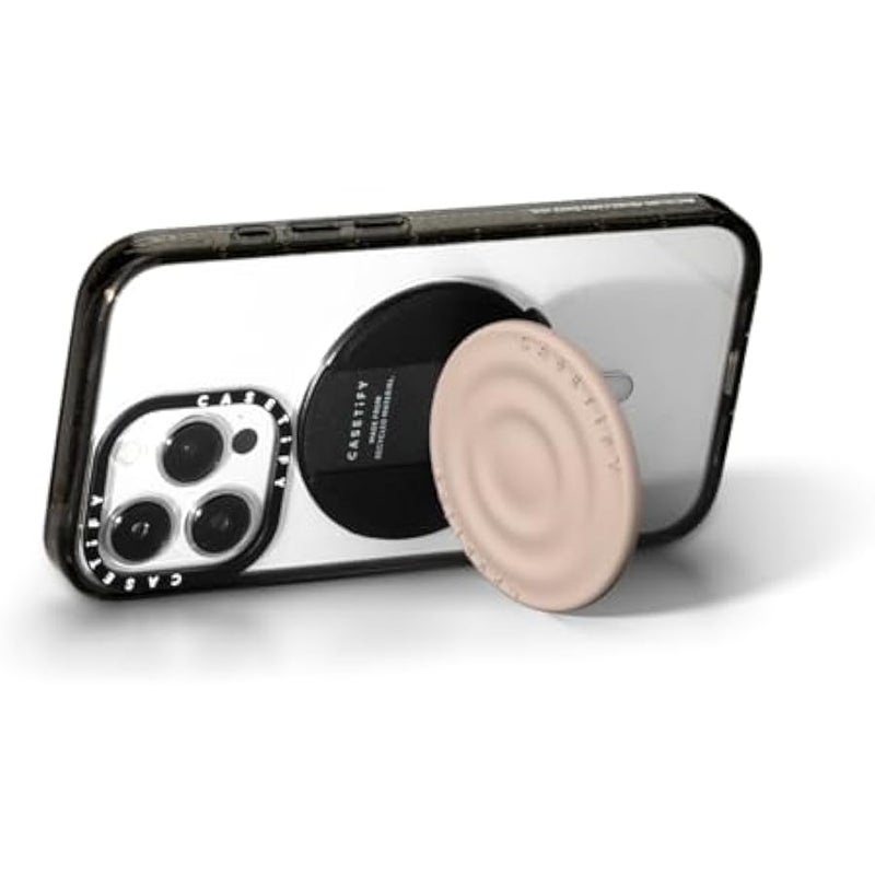Casetify Snappy Ripple Grip Stand Compatible with Magsafe - Oat - Image 4