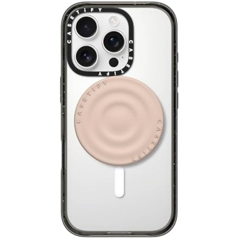 Casetify Snappy Ripple Grip Stand Compatible with Magsafe - Oat - Image 2