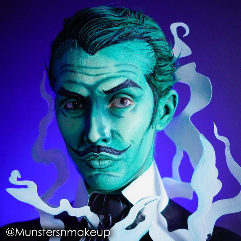 Mehron Makeup Paradise Makeup AQ Pro Size | Stage & Screen Performance, Face & Body Painting, Beauty, Cosplay, and Halloween | Water Activated Face Paint, Body Paint 1.4 oz (40 g) - Teal - Image 3