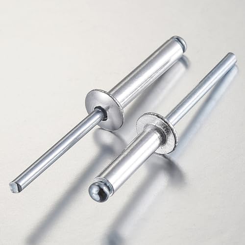 Wensilon (250Pcs) 3/16"x1/2" Aluminum blind pro Rivets,Aluminum Grip and Steel Mandrel - Image 5