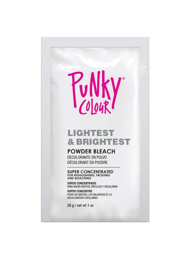 Punky Punky Powder Bleach 28gm Pouch, Affordable Maximum Hair Lightener, Concentrated Formula for Highlighting, Frosting and Bleaching Hair, Lightens Hair - Lifts up to 7 levels - Image 1