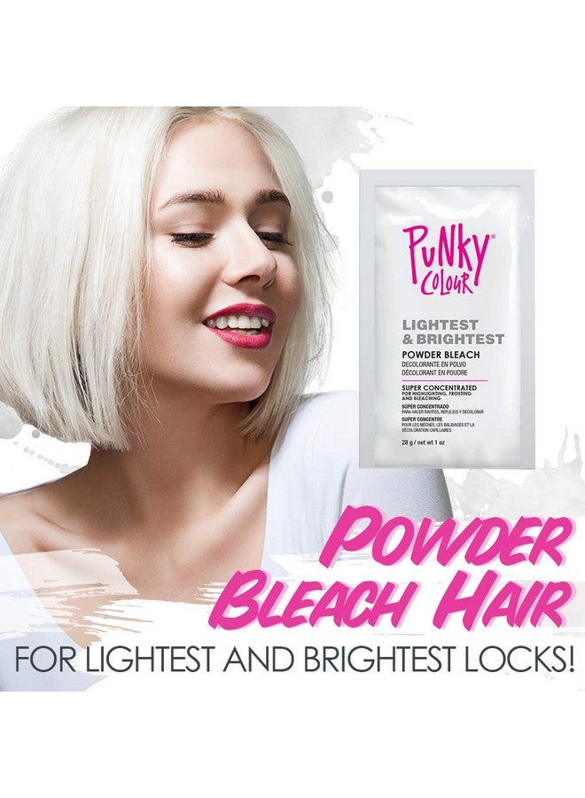 Punky Punky Powder Bleach 28gm Pouch, Affordable Maximum Hair Lightener, Concentrated Formula for Highlighting, Frosting and Bleaching Hair, Lightens Hair - Lifts up to 7 levels - Image 2