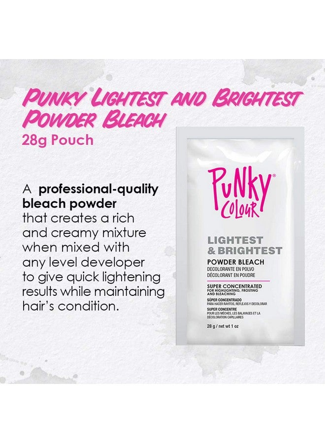 Punky Punky Powder Bleach 28gm Pouch, Affordable Maximum Hair Lightener, Concentrated Formula for Highlighting, Frosting and Bleaching Hair, Lightens Hair - Lifts up to 7 levels - Image 3