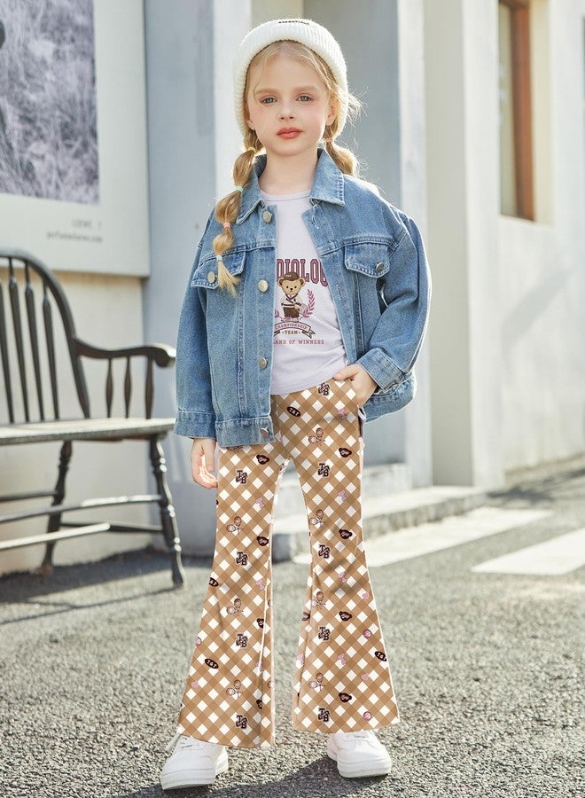 Arshiner Toddler Girls Clothes 2 Piece Outfits Side Drawstrings Tank Tops and Bell Bottom Pants Set with Pockets - Image 5