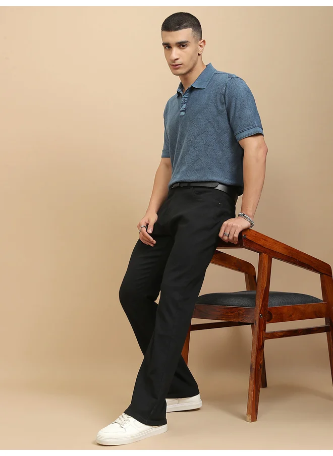هاي لاندر Highlander Mid Rise Bootcut Jeans with Pockets