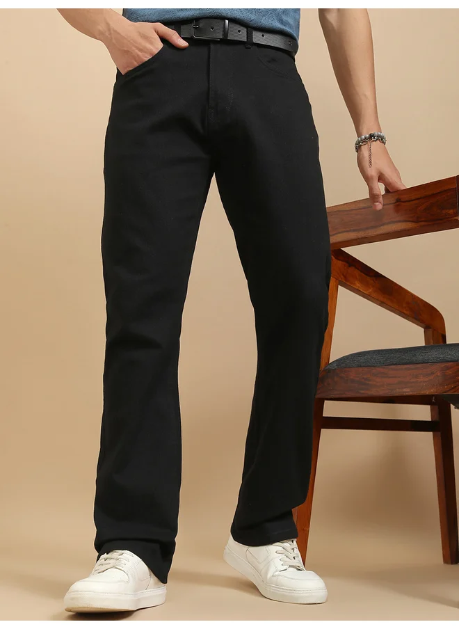 هاي لاندر Highlander Mid Rise Bootcut Jeans with Pockets