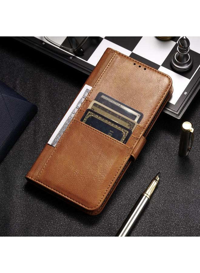 S-TOP Case For iPhone 16 Pro Simple 6-Card Wallet Leather Phone Case - Image 2