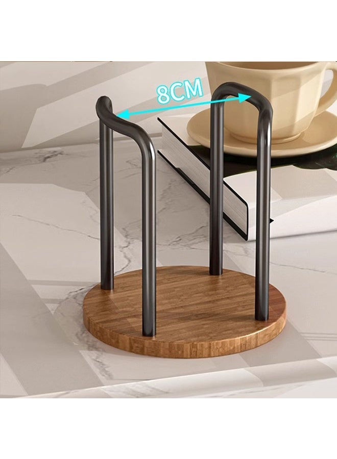 موندا حامل أكواب ورقية قطعة واحدة، منظم أكواب للاستخدام مرة واحدة، موزع أكواب قهوة للعداد، محطة تنظيم لمتجر القهوة والشاي والحليب والمطعم والمكتب والحمام - Image 4