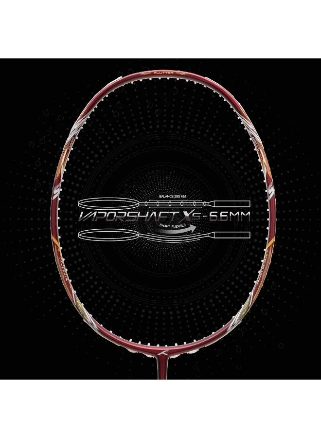 هندرد مضرب تنس الريشة من ألياف الكربون فلتر إس كنترول غير مشدود مع غطاء كامل للاعبين المتوسطين