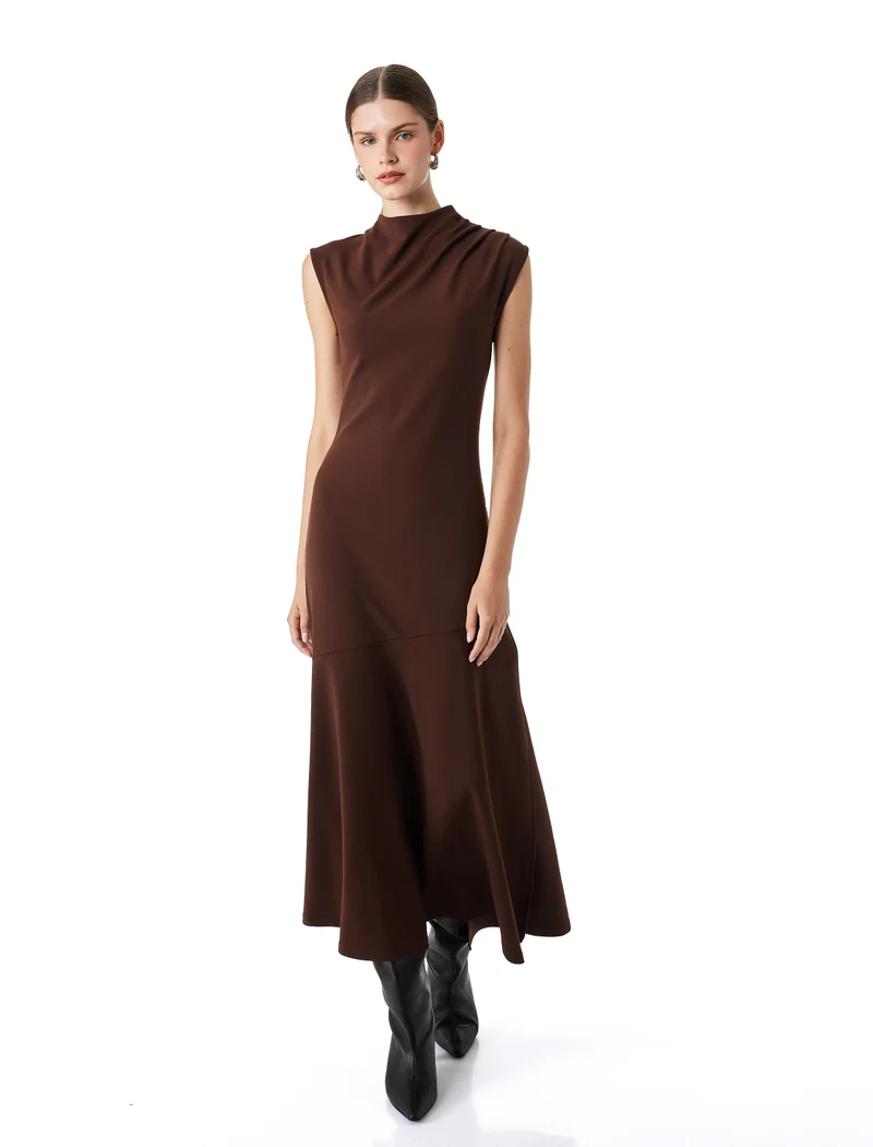 كوتون Sleeveless Maxi Dress