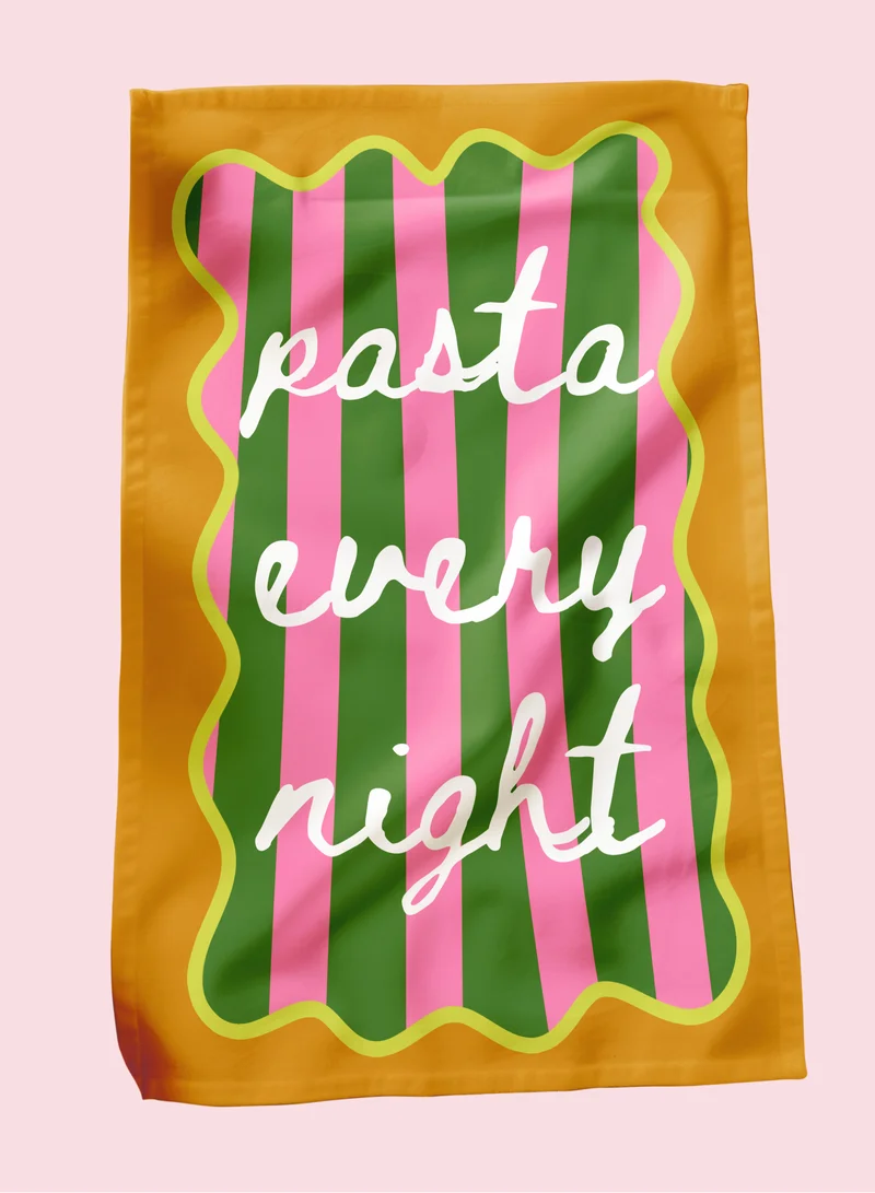 Maddison Ball Creative Pasta Every Night Tea Towel