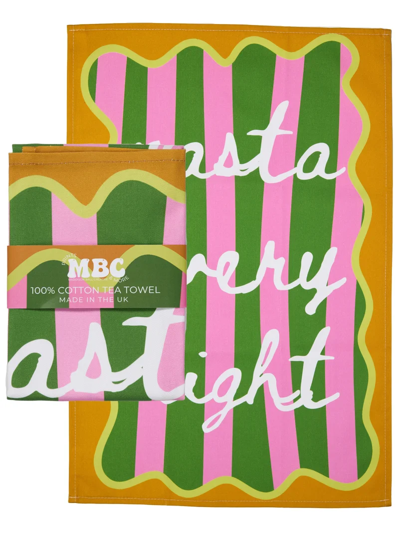 Maddison Ball Creative Pasta Every Night Tea Towel