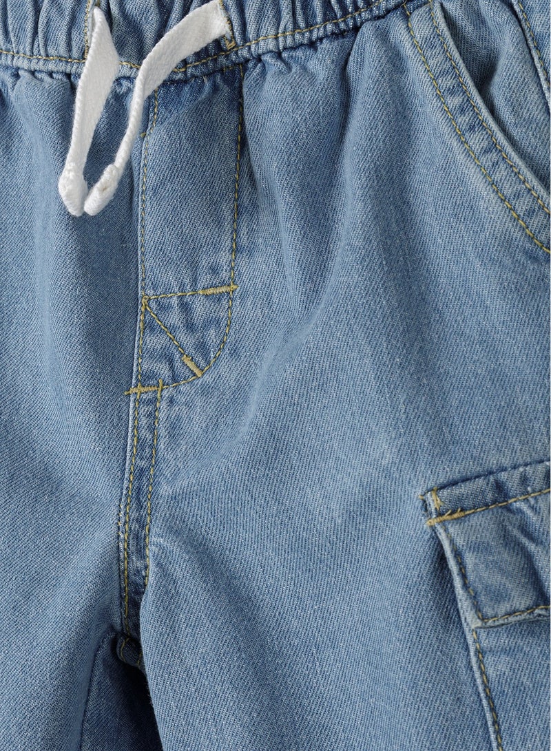 مينوتي شورت كارغو للأولاد بجيب جانبي - Image 3