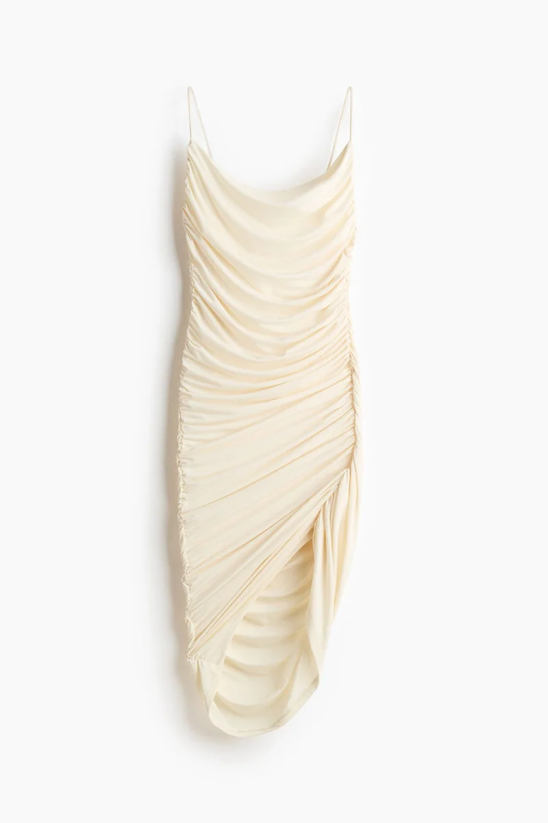 Draped strappy dress