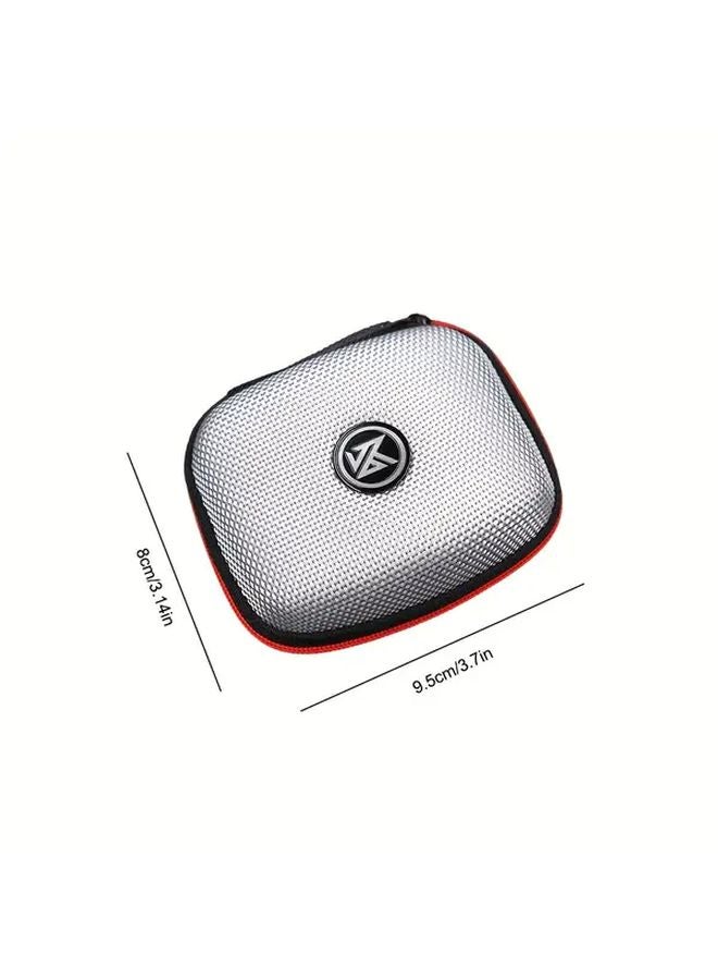 4PCS Black Small Earplug Bag Lightweight Headphone Storage Case Portable Zipper Pouch - Image 4