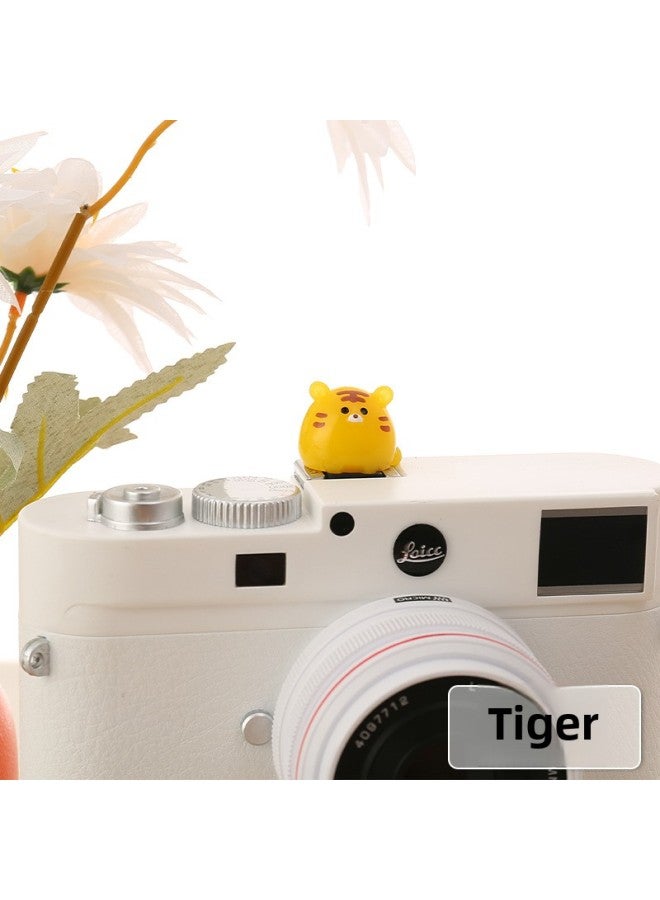 Cartoon Three-dimensional Doll Hot Boots For Canon Sony Fuji Micro SLR Universal Cute Dustproof Protective Cover-Color:Zoo-Tiger - Image 1