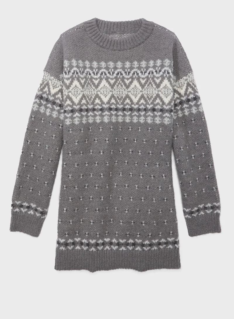 American Eagle Crew Neck Knitted Sweater