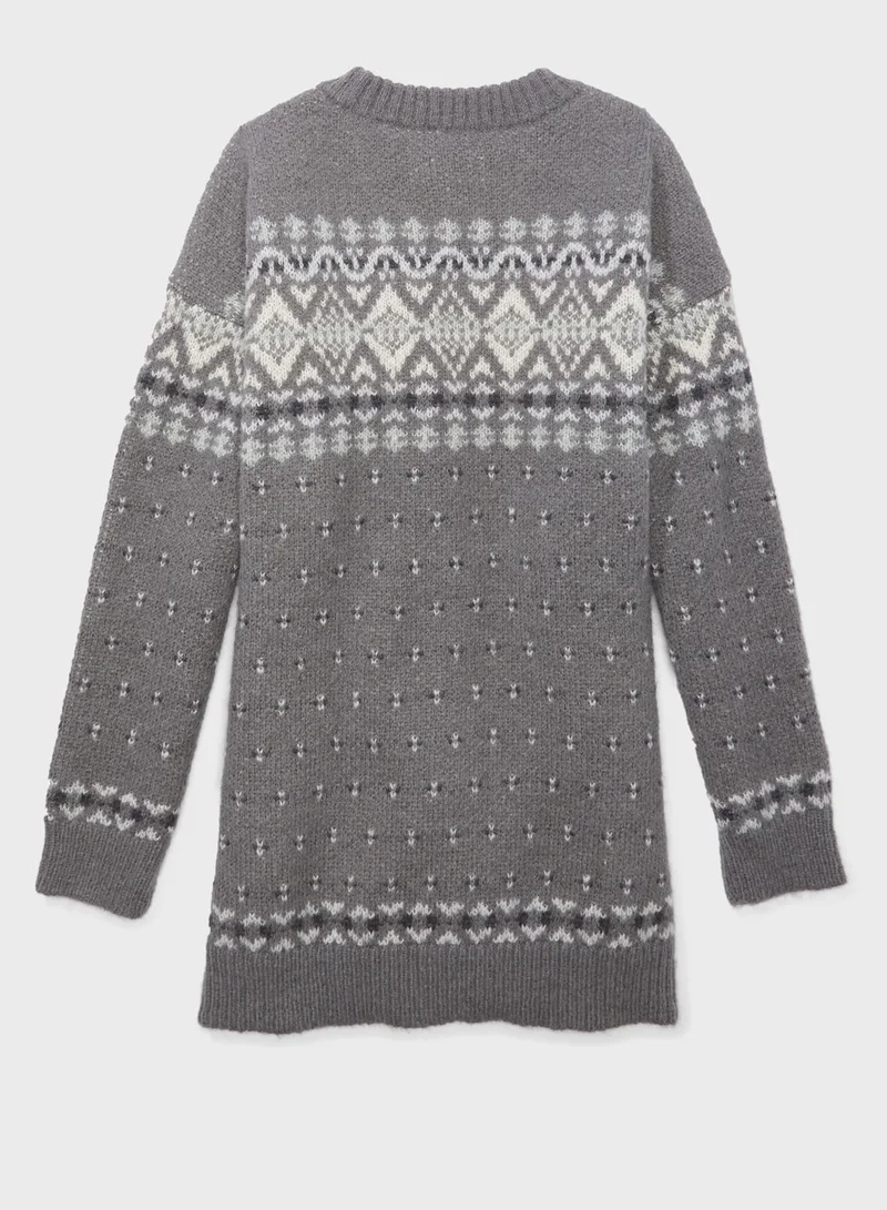 American Eagle Crew Neck Knitted Sweater