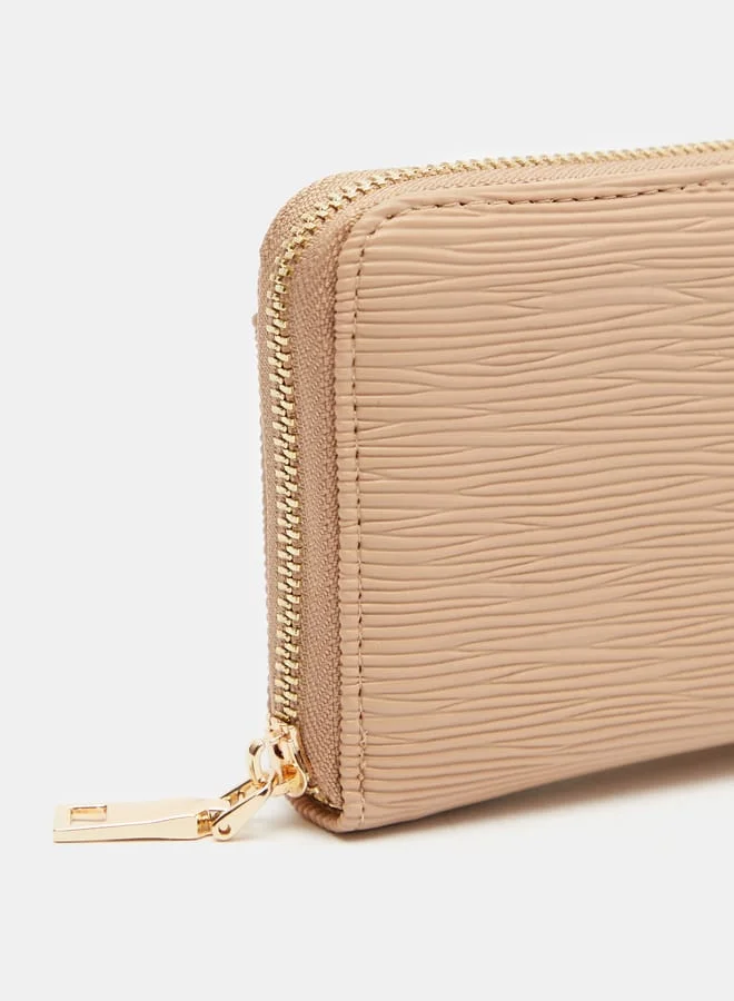 Celeste Women Textured Zip Around Wallet
