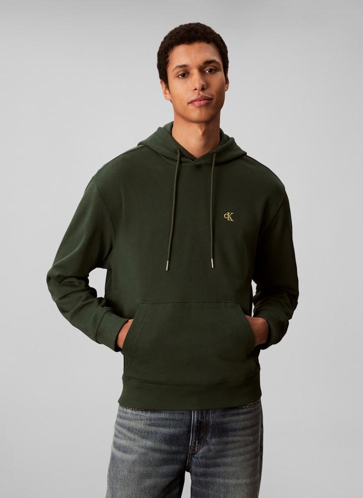 Calvin Klein Jeans Logo Pullover Hoodie - Image 1