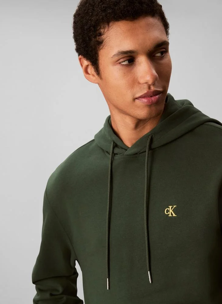 Calvin Klein Jeans Cotton Terry Monogram Hoodie