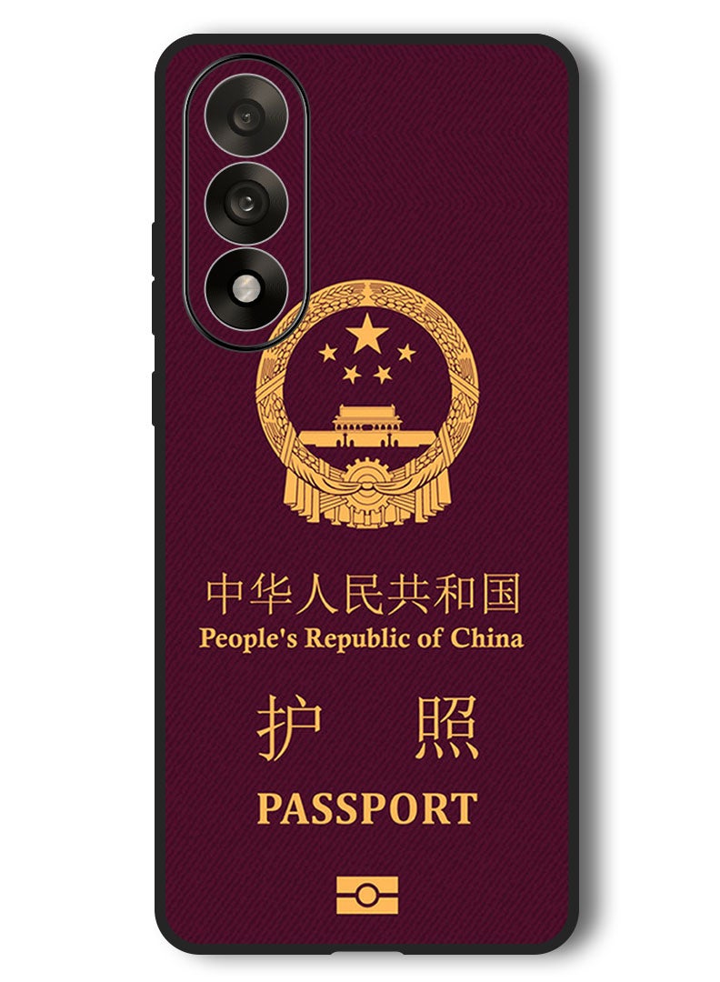 Theodor Case Compatible with OnePlus Nord 5 6.83 Inch Protection Shockproof Bumper Cover China Passport - Image 1