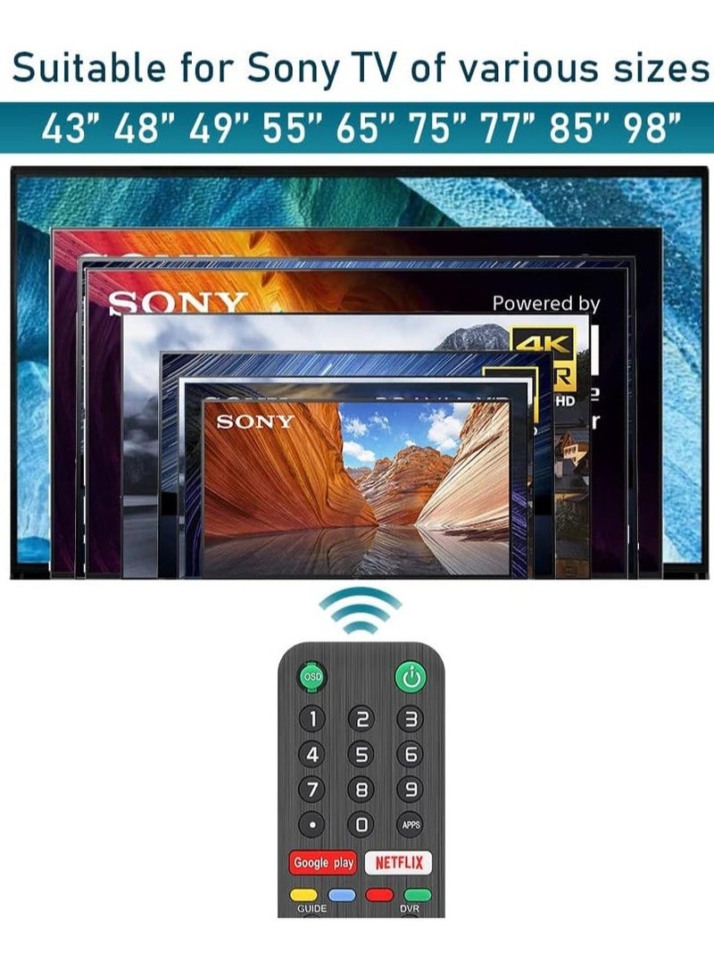 BGM Universal Remote Control RMF-TX500U Remote Control for Sony Android 4K UHD LED Internet TV KD XBR UHD LED 43 48 49 55 65 75 85 77 85 98 Inch (Without Voice Function) with battery - Image 4