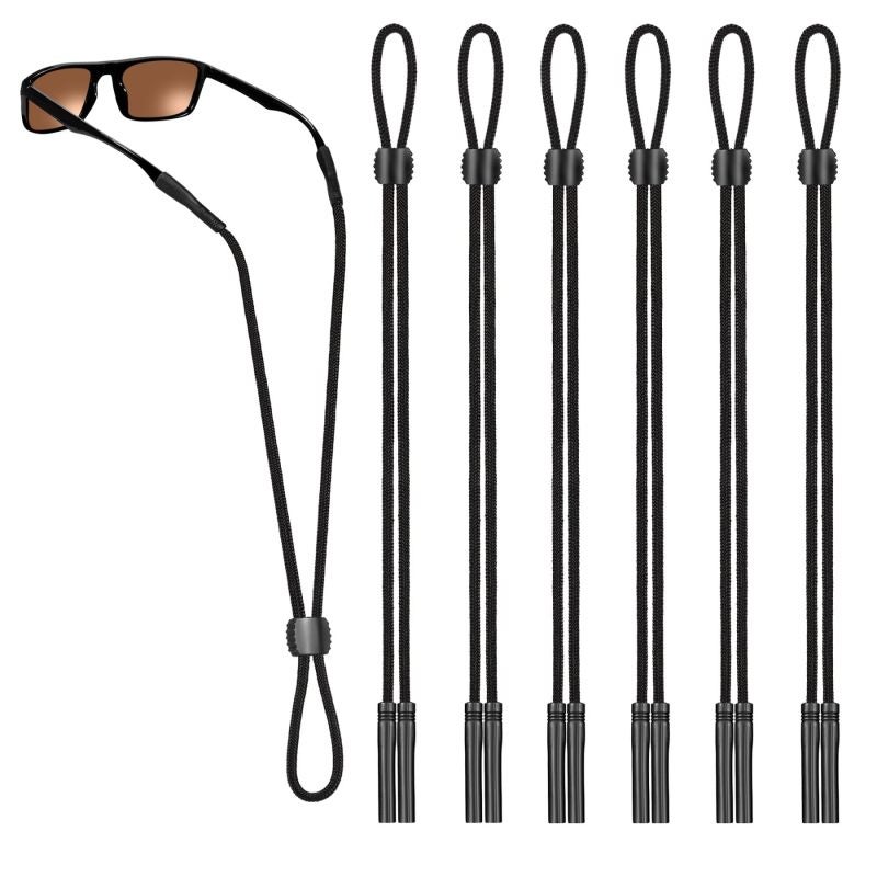 Glasses Strap 6-Pack 12.6-Inch Nylon Rope - Secure Fit For Active Lifestyles Eyeglass Holder for Outdoor Sports, Hiking, Biking And All Glasses Wearers - Image 4