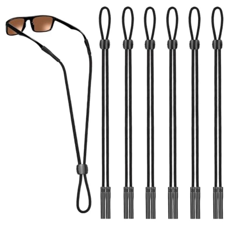 Glasses Strap 6-Pack 12.6-Inch Nylon Rope - Secure Fit For Active Lifestyles Eyeglass Holder for Outdoor Sports, Hiking, Biking And All Glasses Wearers - Image 1