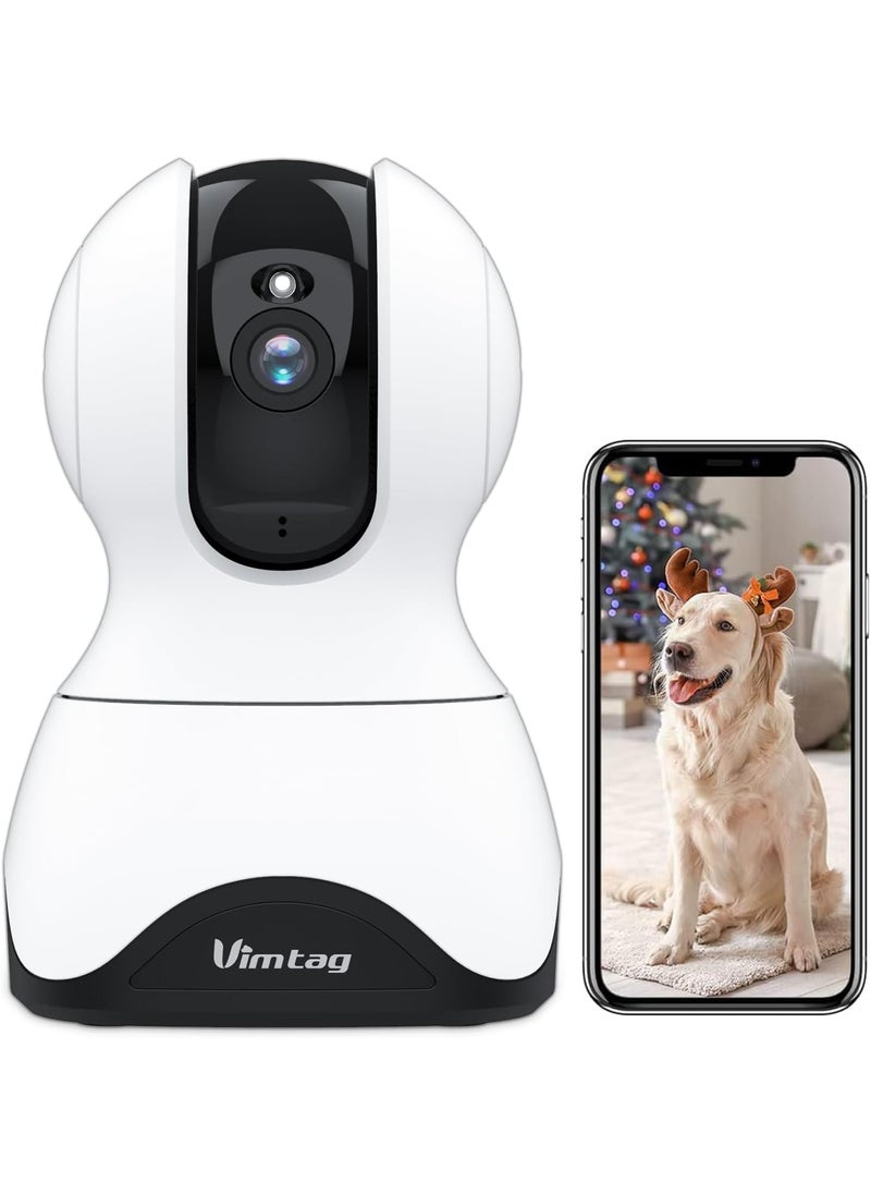 Vimtag Vimtag FI-362C 2MP CCTV Camera for Home 2.4gHz WiFi 360 Degree 1080P Security Camera for Shop Indoor Baby Night Vision 2-Way Audio Cloud Storage/SD Card Support 2 Years Warranty  - Image 1