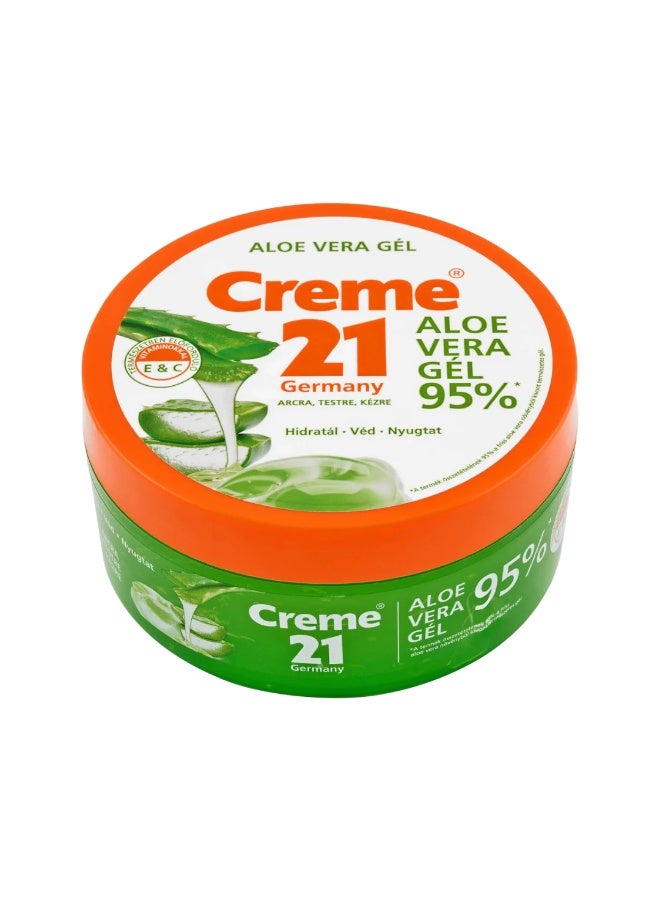 Creme 21 Aloe Vera Gel for Face, Body, Hands - 300ml - Image 1