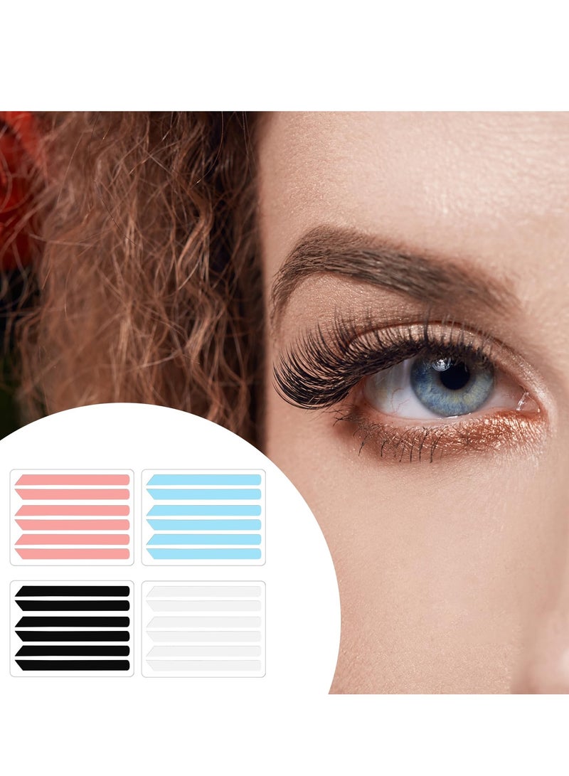 SYOSI 24 Pcs Lash Lift Ribbon Kit - Eyelash Tapes Makeup Beauty Tool for Eyelashes Lifting Silicone Lash Lift Pads Lash Lift Tool Create Beautifully Curled Lashes with Silicone Pads 4 Colors  - Image 5
