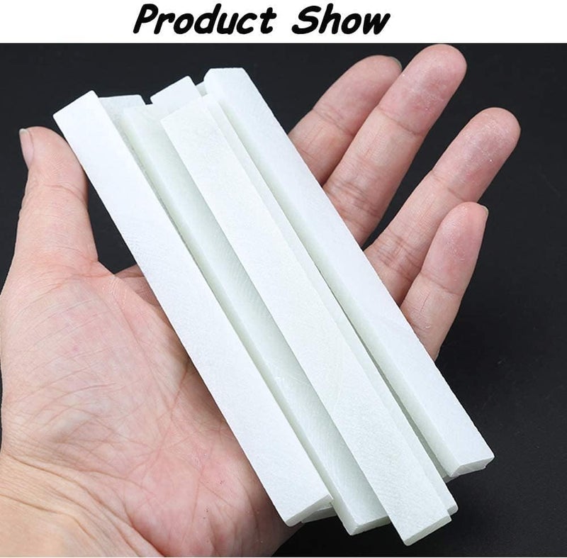 AQ AQSON AQSON Engineers French Chalk Flat Soapstone Marking Stick Box - Professional Quality White Marble Chalk (20 Pieces) - Image 4