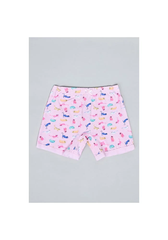 R&b 3 Pack Printed Long Shorts