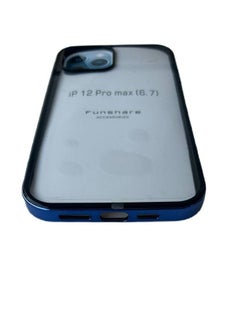 Clear Case with Blue Metal Side for iPhone 12 Pro Max - pzsku/Z22A40AB4161002227362Z/45/_/1682870693/a2990835-f964-41e2-8420-8f923918ef40