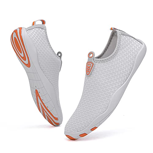 Vsufim Quick-Dry Water Sports Barefoot Shoes Aqua Socks for Swim Beach Pool Surf Yoga for Women Men (8 Women/7 Men) - Image 1